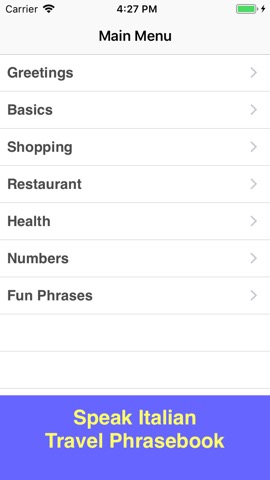 Speak Italian Phrasebook Liteのおすすめ画像1