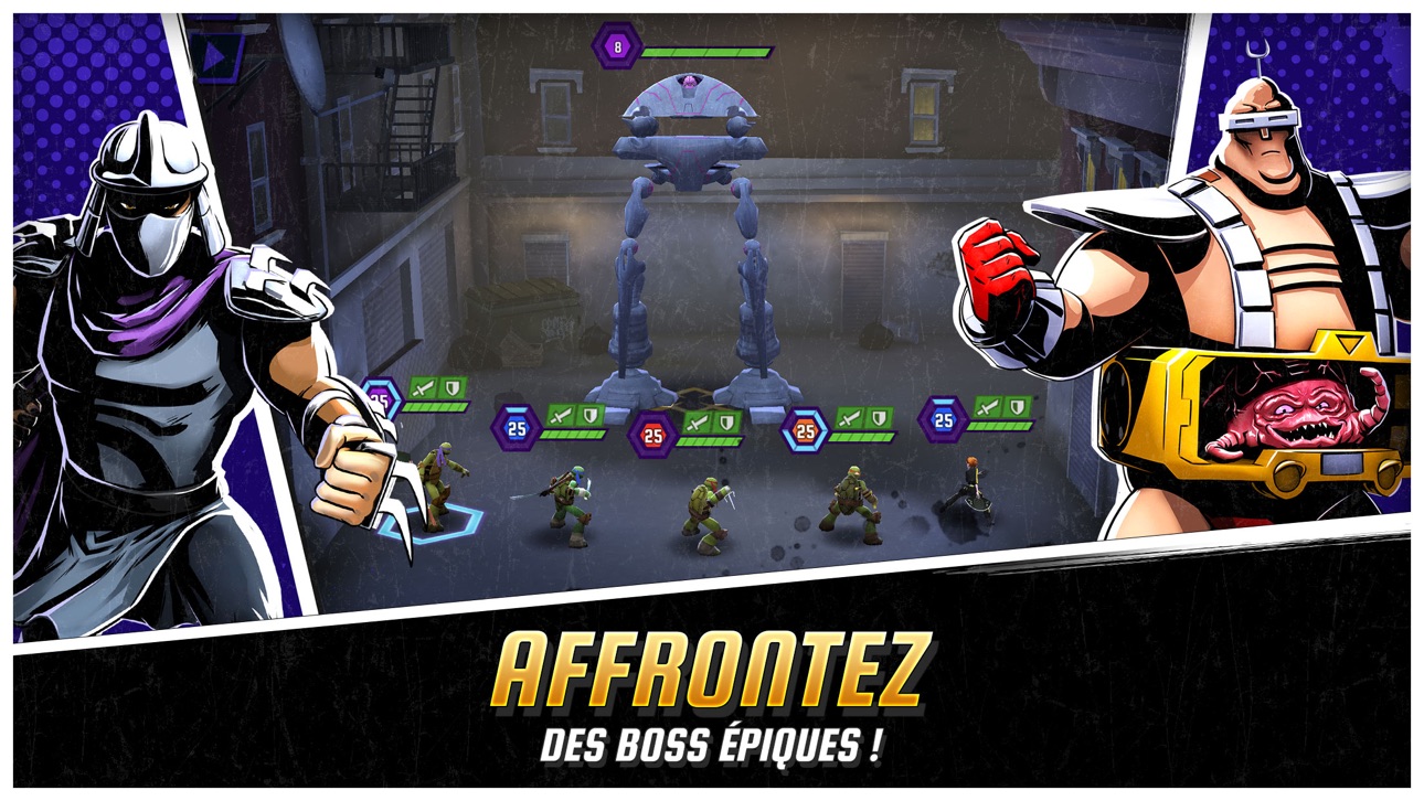 Ninja Turtles: Legends iOS Mod IPA screenshot 2 - iOS game interface
