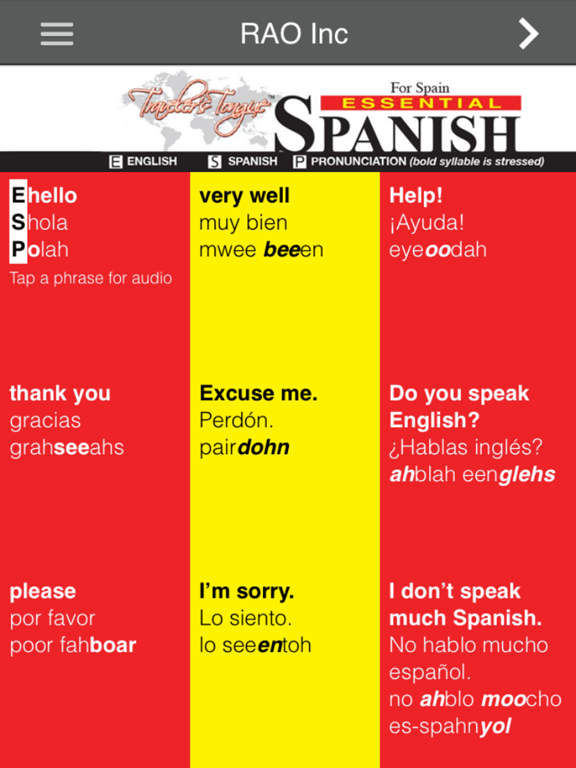 Screenshot #4 pour Essential Spanish for Spain