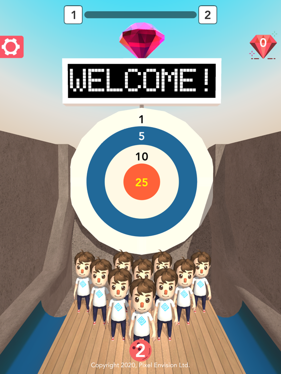 Screenshot #1 for Human Bowling 3D