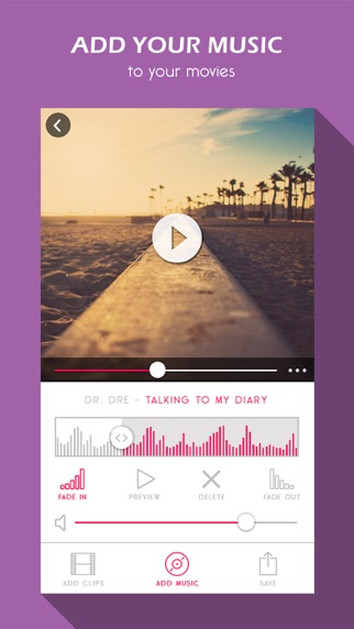 Screenshot #3 pour Video Fusion: Edit Movie Clips
