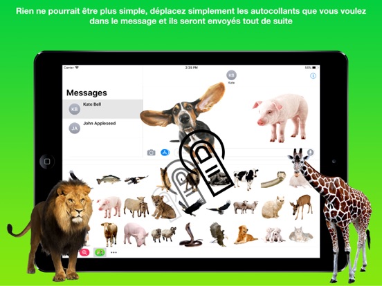 Screenshot #5 pour AnimalMoji Stickers