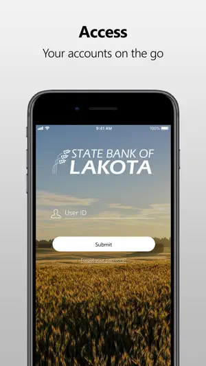 State Bank of Lakota Mobile screenshot 1