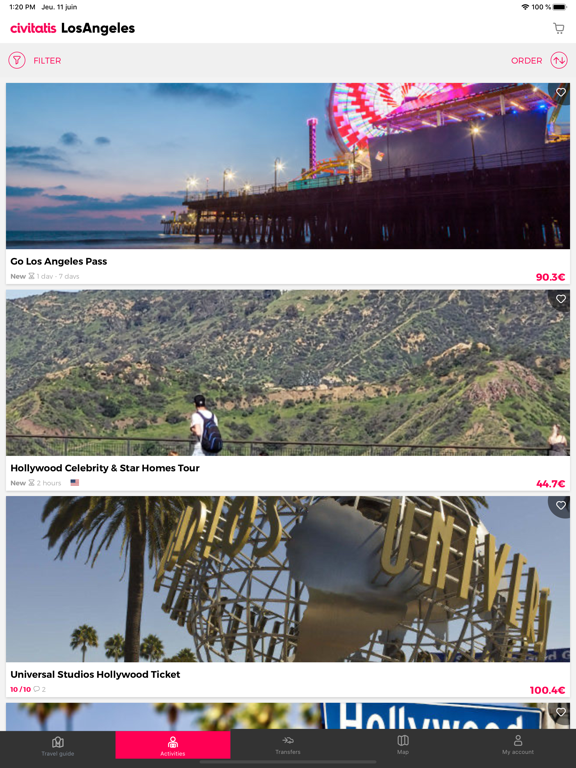 Los Angeles Guide by Civitatis iPad screenshot 2 - Travel app