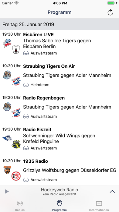 Screenshot #2 pour Hockeyweb Radio