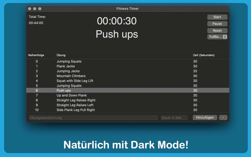 Screenshot #2 pour Fitness Workout Timer