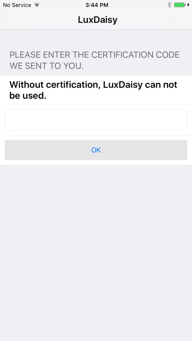LuxDaisy app screenshot