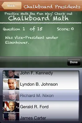 Game screenshot Chalkboard American Presidents apk