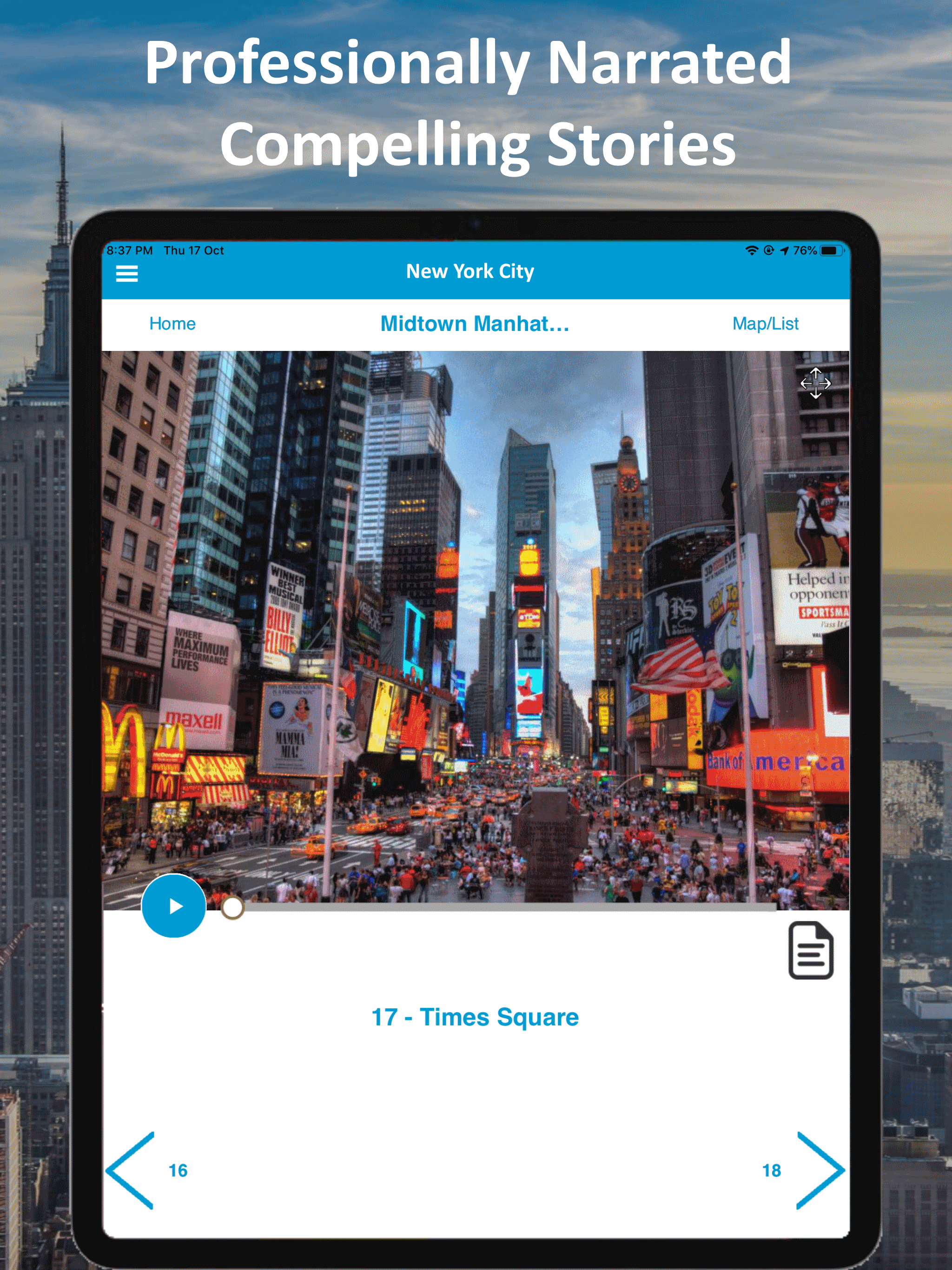 New York City GPS Audio Tour screenshot 12