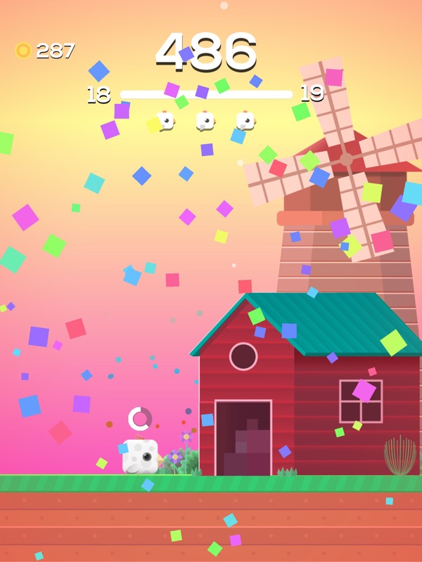 Square Bird - Flappy Chicken screenshot 9