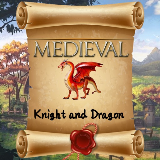 Medieval knights and dragons
