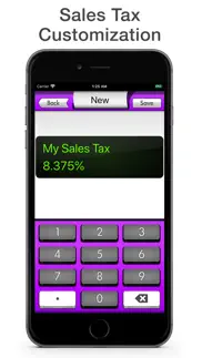 sales tax calculator - tax me iphone screenshot 4