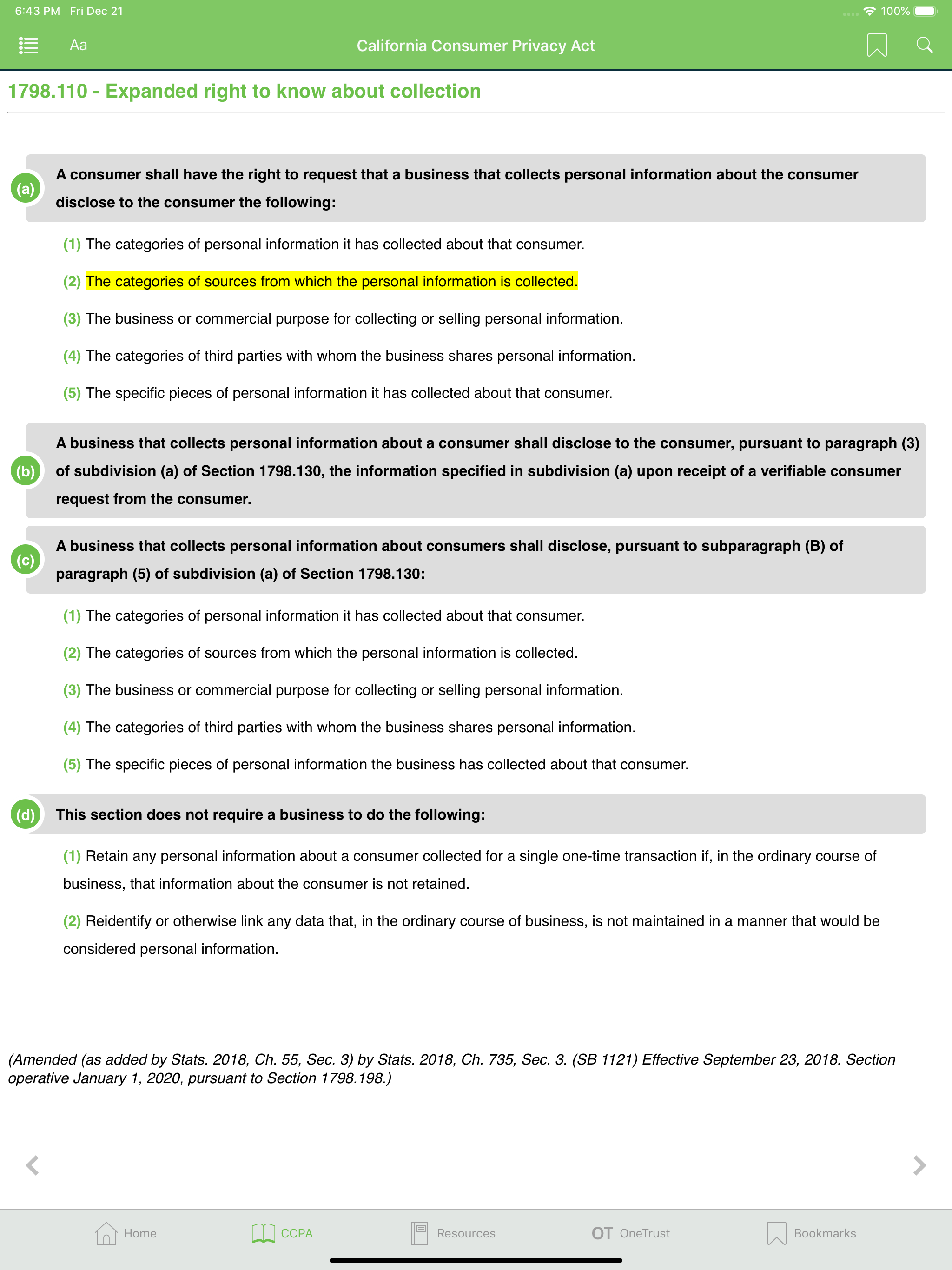 CCPA by OneTrust