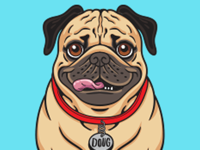 Doug the Pug Stickers