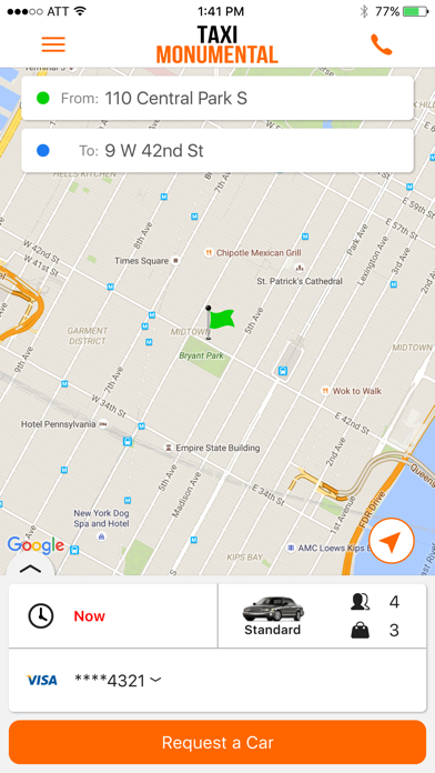 Screenshot #3 pour Taxi Monumental