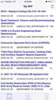 rfp - government bid &contract iphone screenshot 1