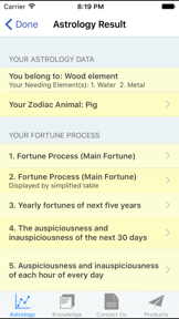 Astrology Chinese Numerology screenshot
