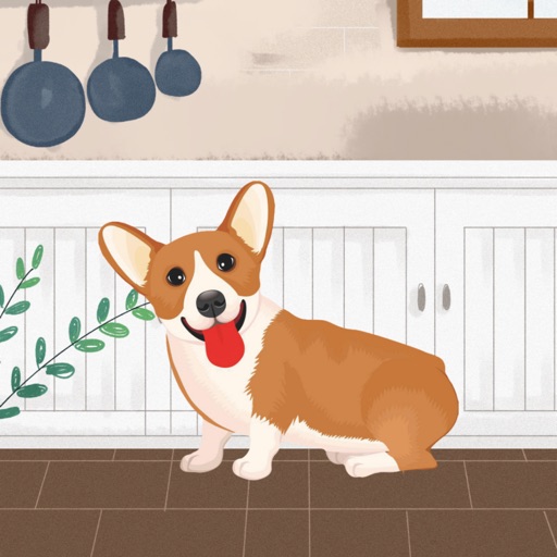 Dogs looking for food