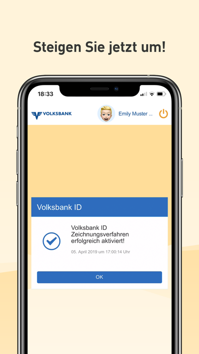 Volksbank ID Screenshot