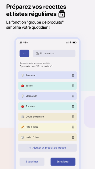 Screenshot #3 pour Ma liste de courses pratique