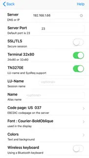 tn3270 iphone screenshot 4