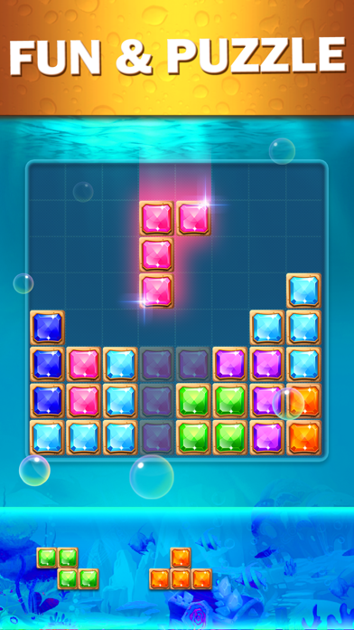 Screenshot #1 pour Jewels Block Puzzle