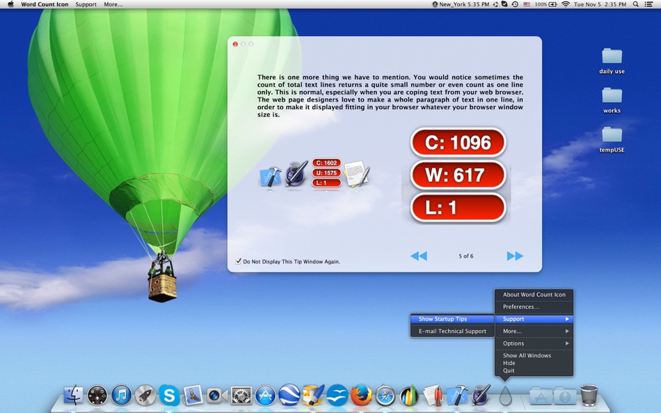 #4. Word Count Icon (macOS) Podle: Jiulong Zhao