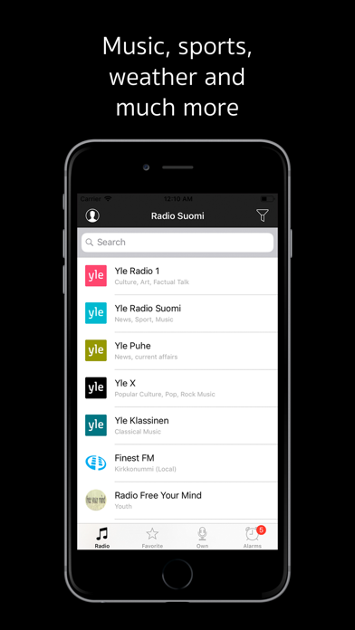 Radio Suomi - radio of Finland Screenshot