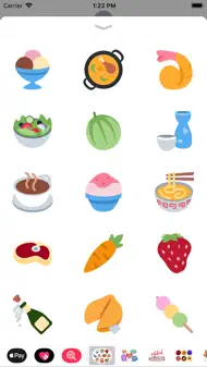 100 Food Stickers iphone bilder 1