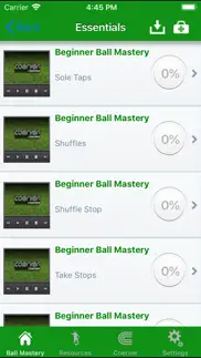 coerver soccer skills at home iphone screenshot 2