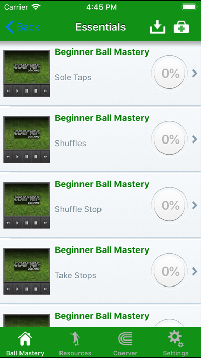 Coerver Soccer Skills at Home Screenshot