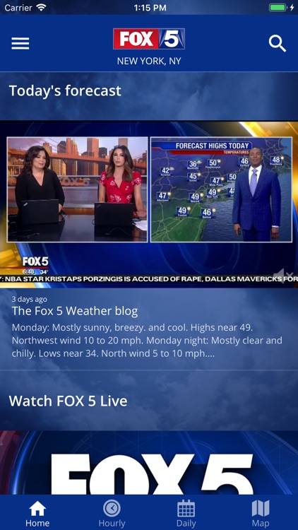 FOX 5 New York: Weather