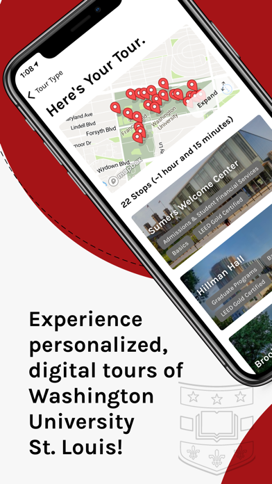 WashU Visits Screenshot