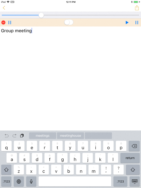 Screenshot #4 pour VoiceMemo - Recording & Typing