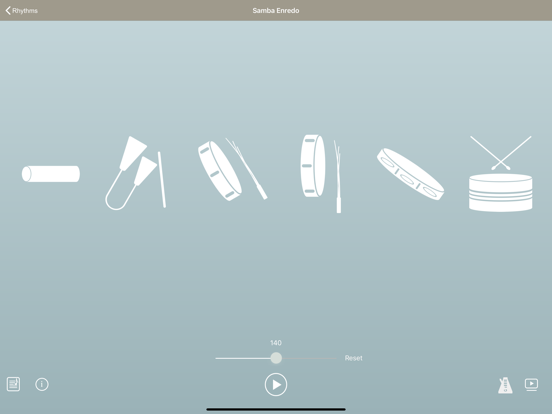 PercussionTutor iPad app afbeelding 6