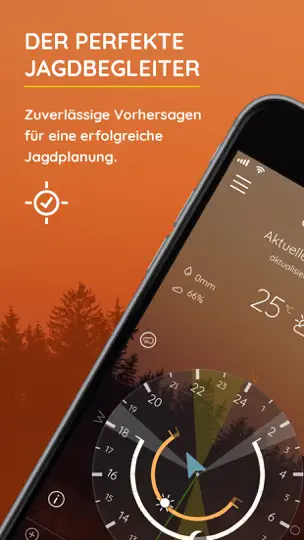 Screenshot von Jagdwetter auf dem iPhone 1