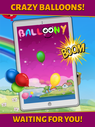 Balloon Popping - Kids Games, game for IOS