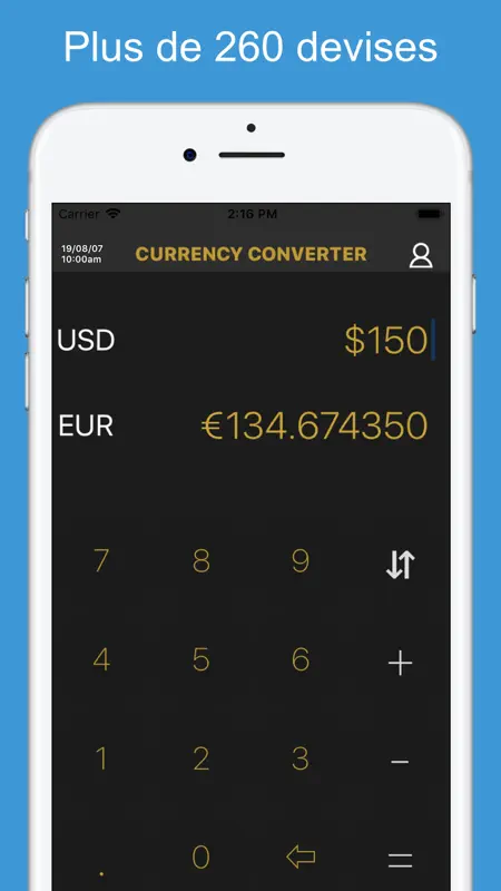 Convertisseur de monnaies screenshot 1 of 3