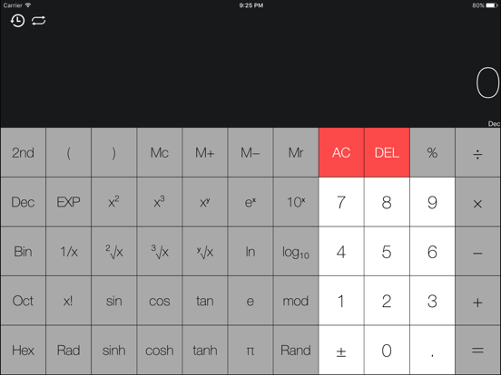 Screenshot #5 pour iCalc - Calculator