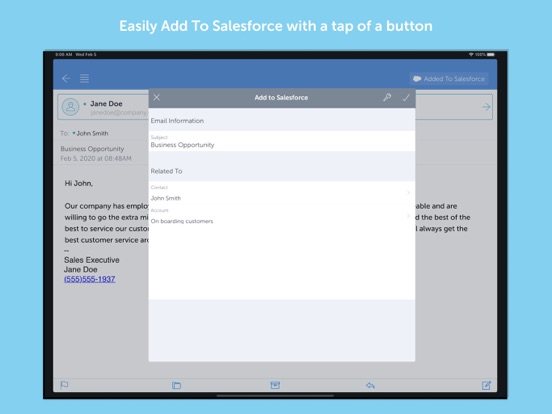 Cirrus Insight iPad screenshot 1 - Business app
