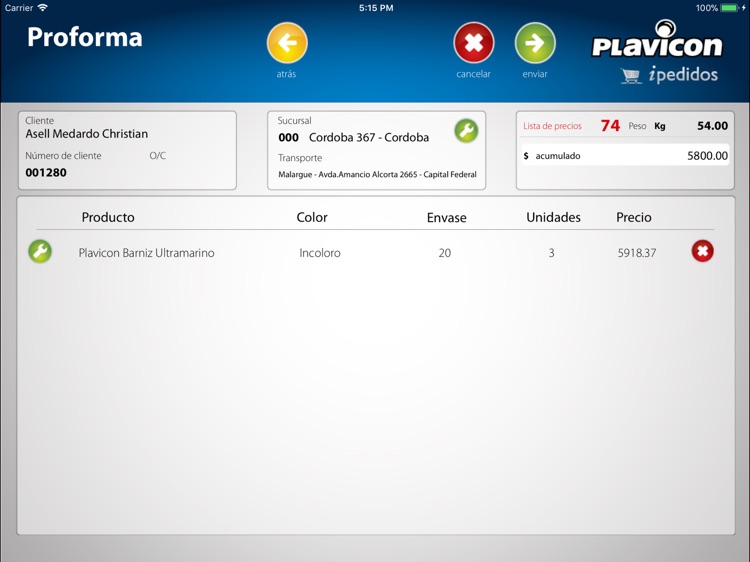 iPedidos Plavicon screenshot-4