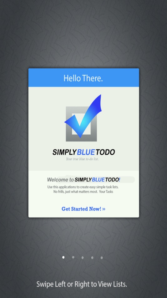 Simply Blue ToDo - 1.4 - (iOS)