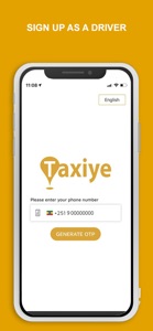 Taxiye Driver screenshot #1 for iPhone