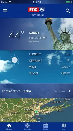 FOX 5 New York: Weather iPhone image 1