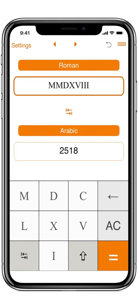 Roman Numerals Converter