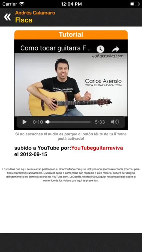 Spanish Tabs & Chords