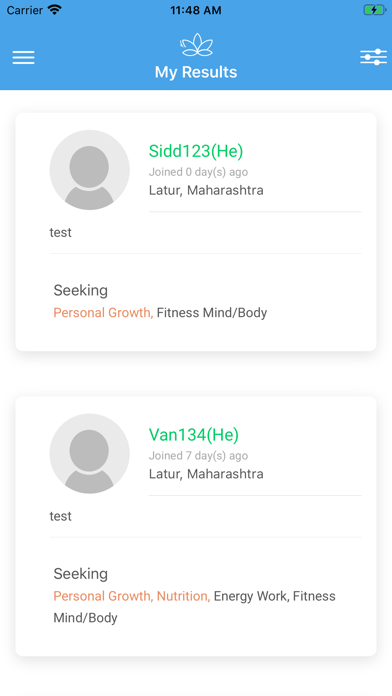 WellnessMatch Screenshot