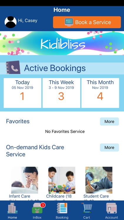 KidiBliss: On-demand Kids Care