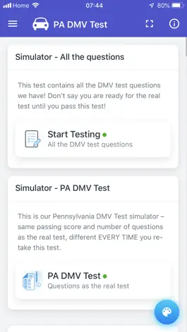 Game screenshot PA DMV Test hack