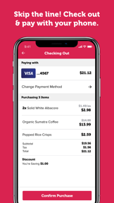 Big Y myExpress Checkout screenshot